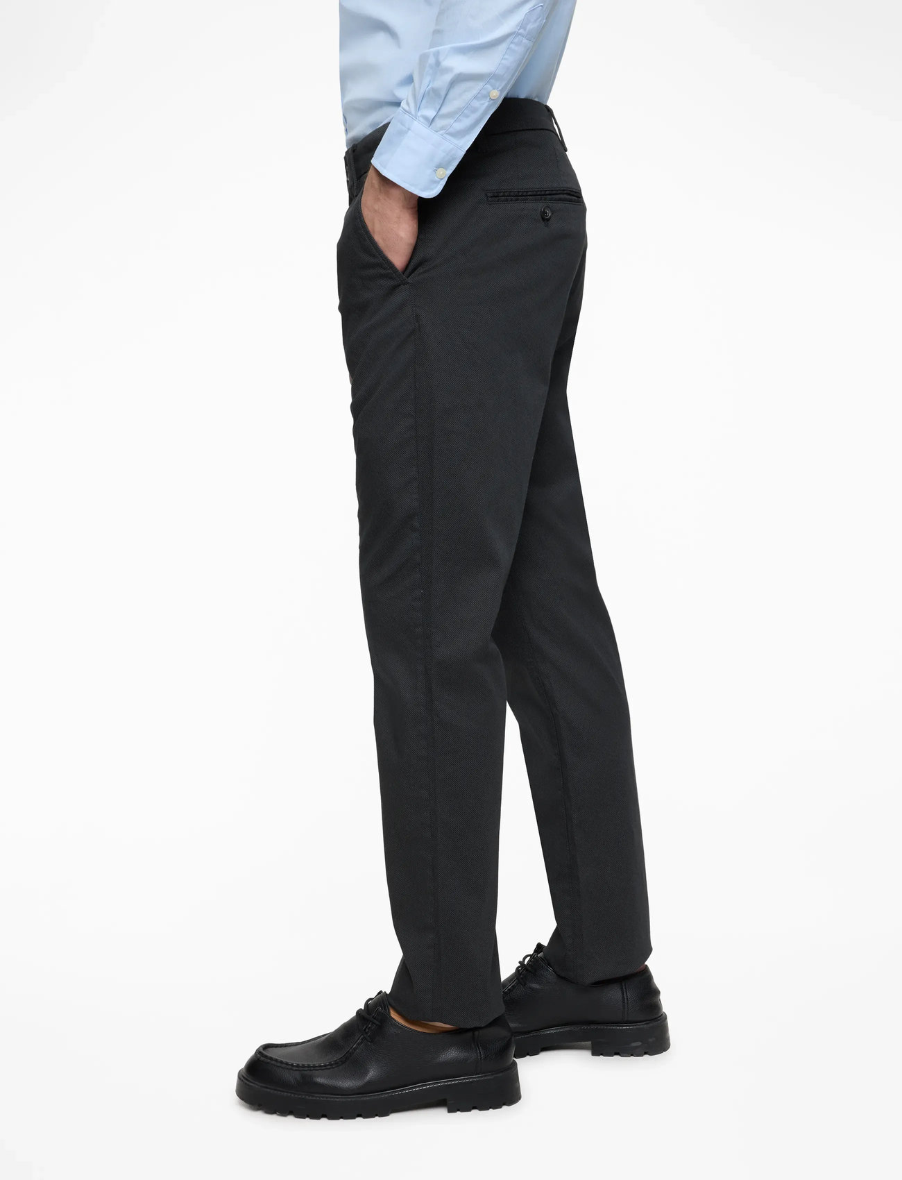 Tommy Hilfiger - DENTON PRINTED STRUCTURE CHINO - casual byxor - desert sky - 4