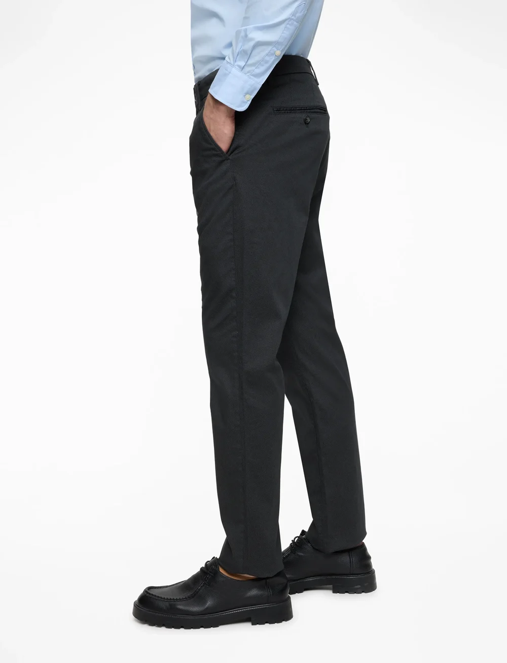 Tommy Hilfiger - DENTON PRINTED STRUCTURE CHINO - casual broeken - desert sky - 3