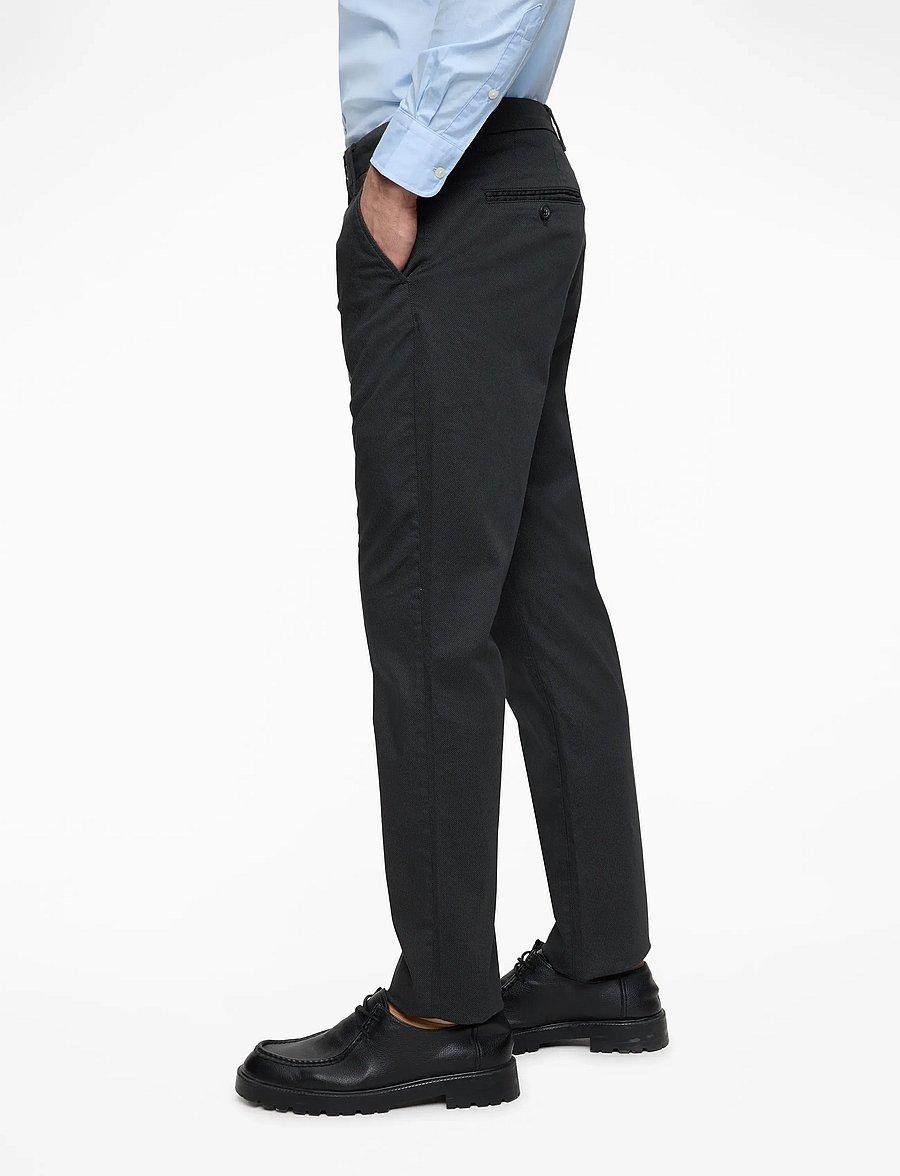 Tommy Hilfiger - DENTON PRINTED STRUCTURE CHINO - casual trousers - desert sky - 4
