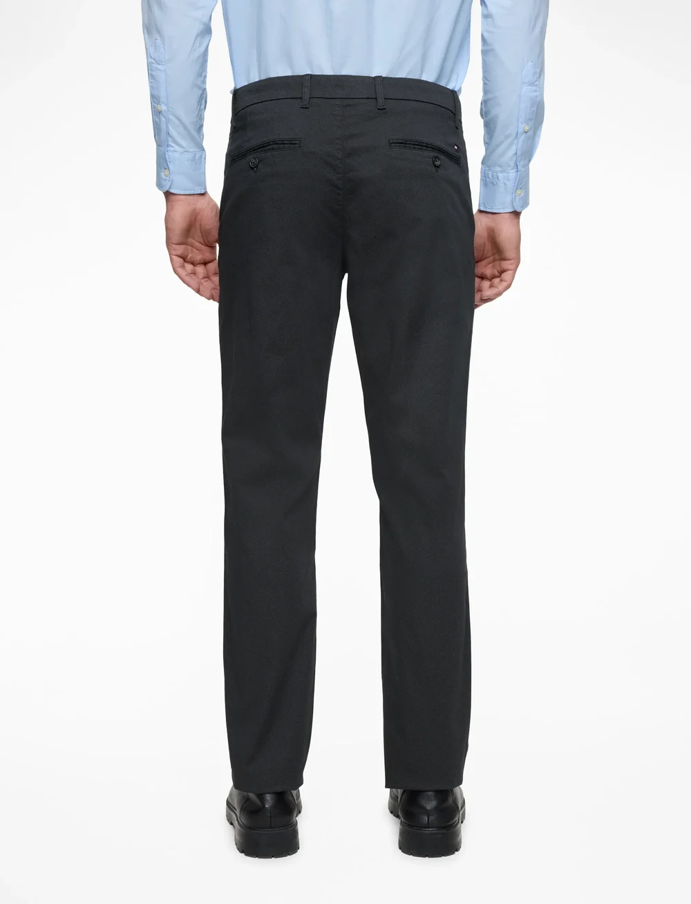 Tommy Hilfiger - DENTON PRINTED STRUCTURE CHINO - casual broeken - desert sky - 4