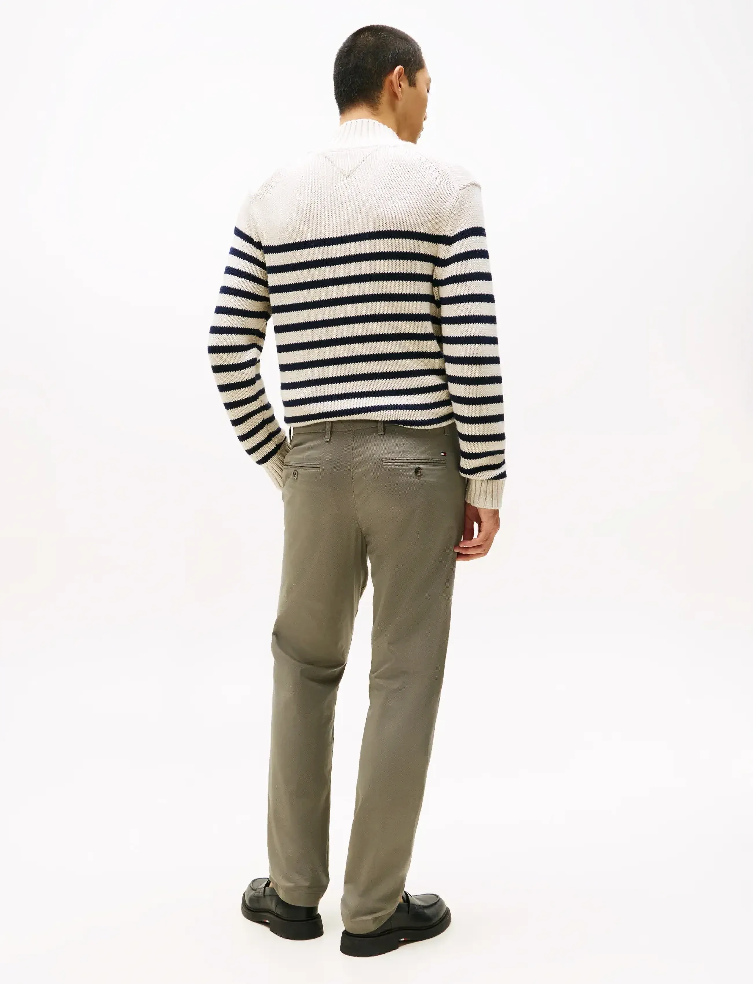Tommy Hilfiger - DENTON PRINTED STRUCTURE CHINO - casual trousers - hydrogen grey - 2