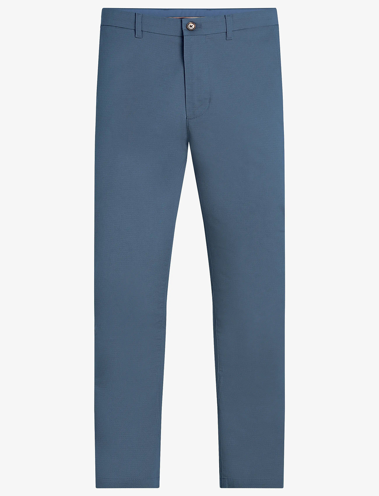 Tommy Hilfiger - BLEECKER PRINTED STRUCTURE CHINO - vabaajapüksid - aegean sea - 1