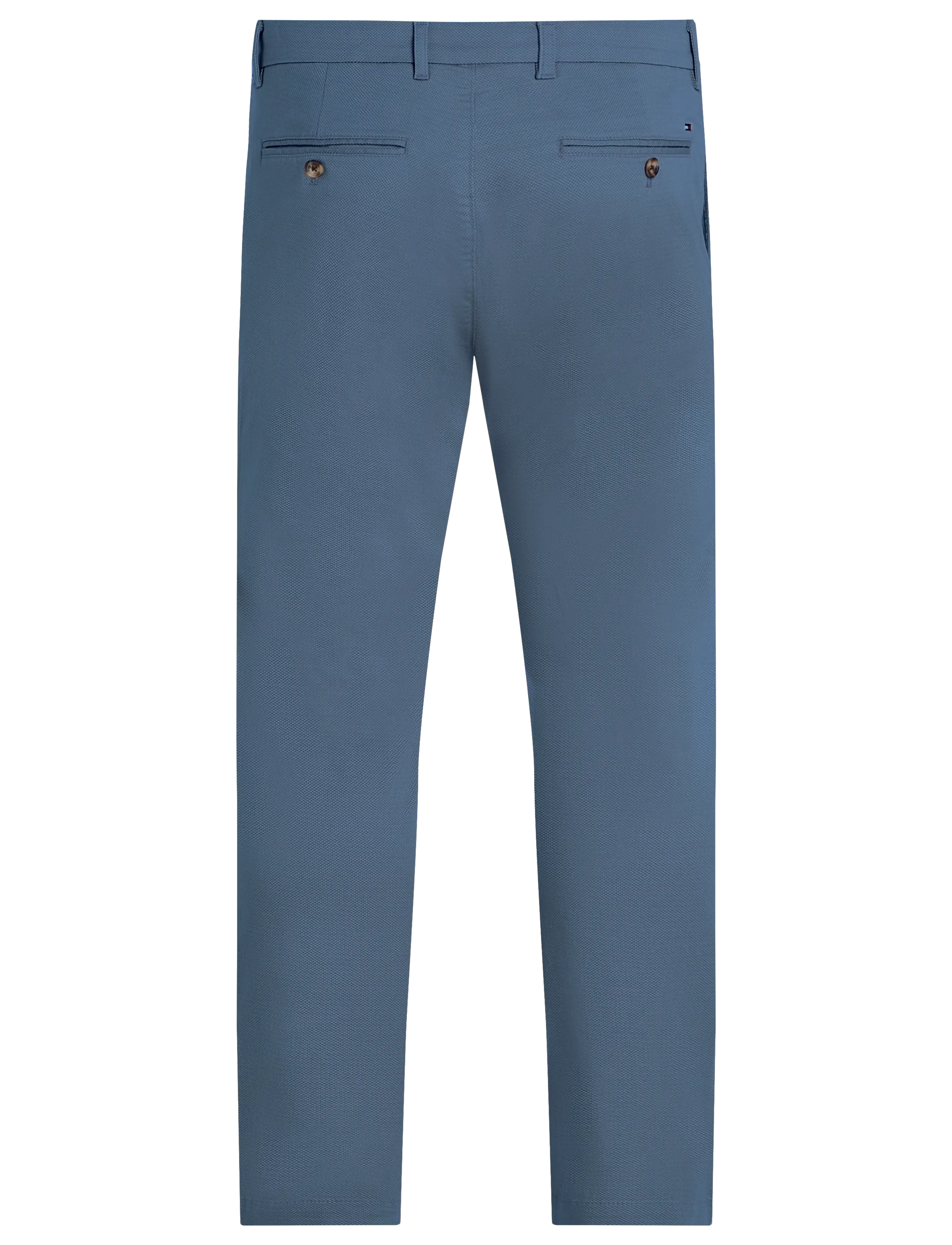 Tommy Hilfiger - BLEECKER PRINTED STRUCTURE CHINO - hversdagsbuxur - aegean sea - 2