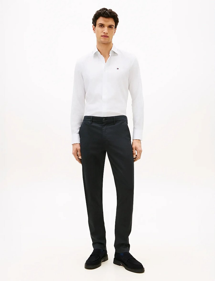 Tommy Hilfiger - BLEECKER PRINTED STRUCTURE CHINO - freizeithosen - desert sky - 2