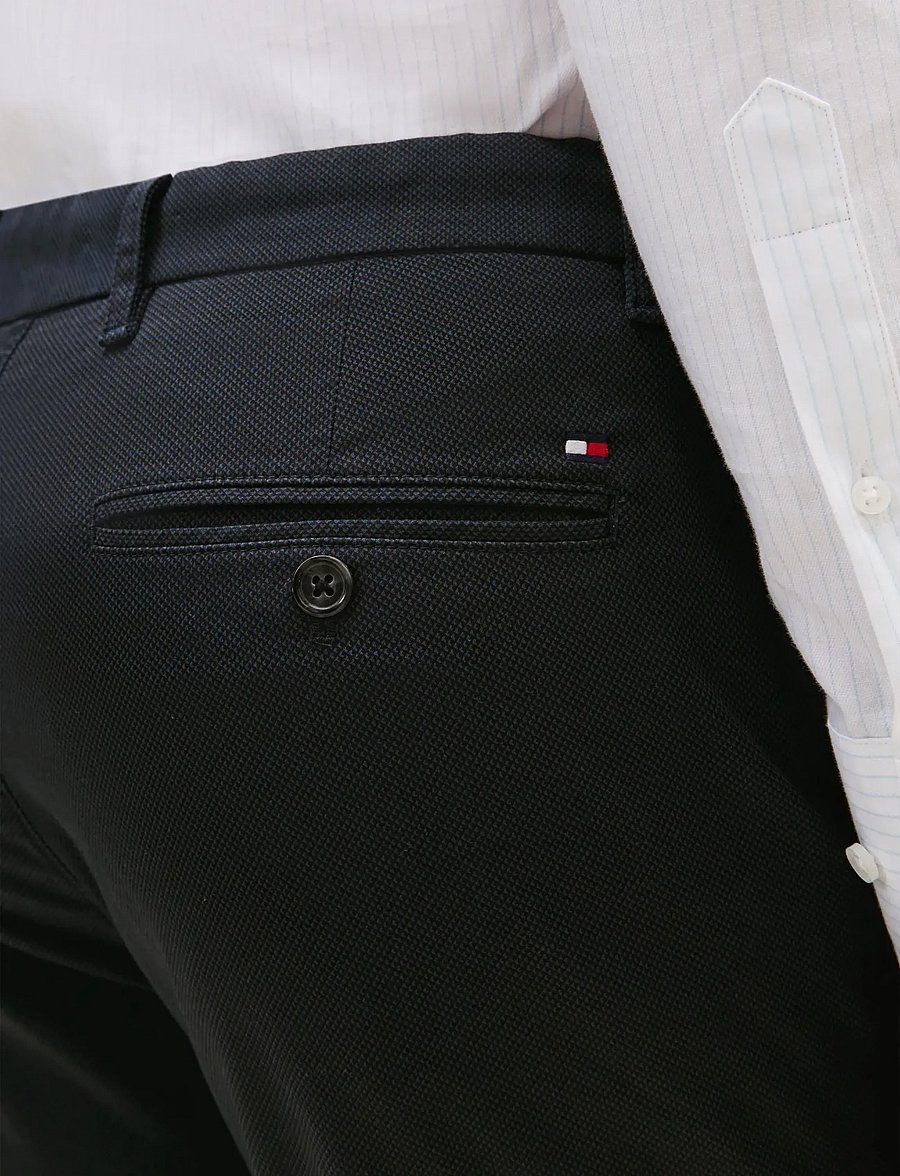 Tommy Hilfiger - BLEECKER PRINTED STRUCTURE CHINO - freizeithosen - desert sky - 5