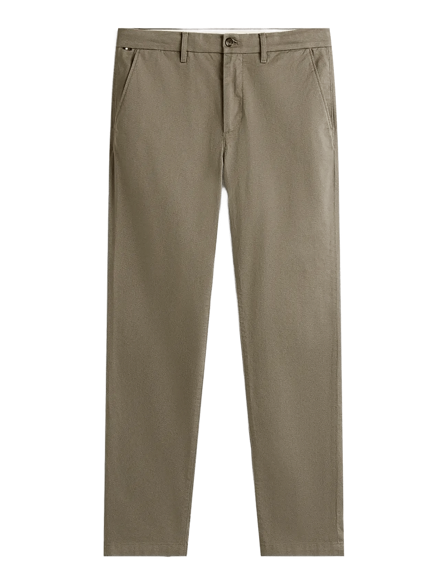 Tommy Hilfiger - BLEECKER PRINTED STRUCTURE CHINO - vabaajapüksid - hydrogen grey - 1