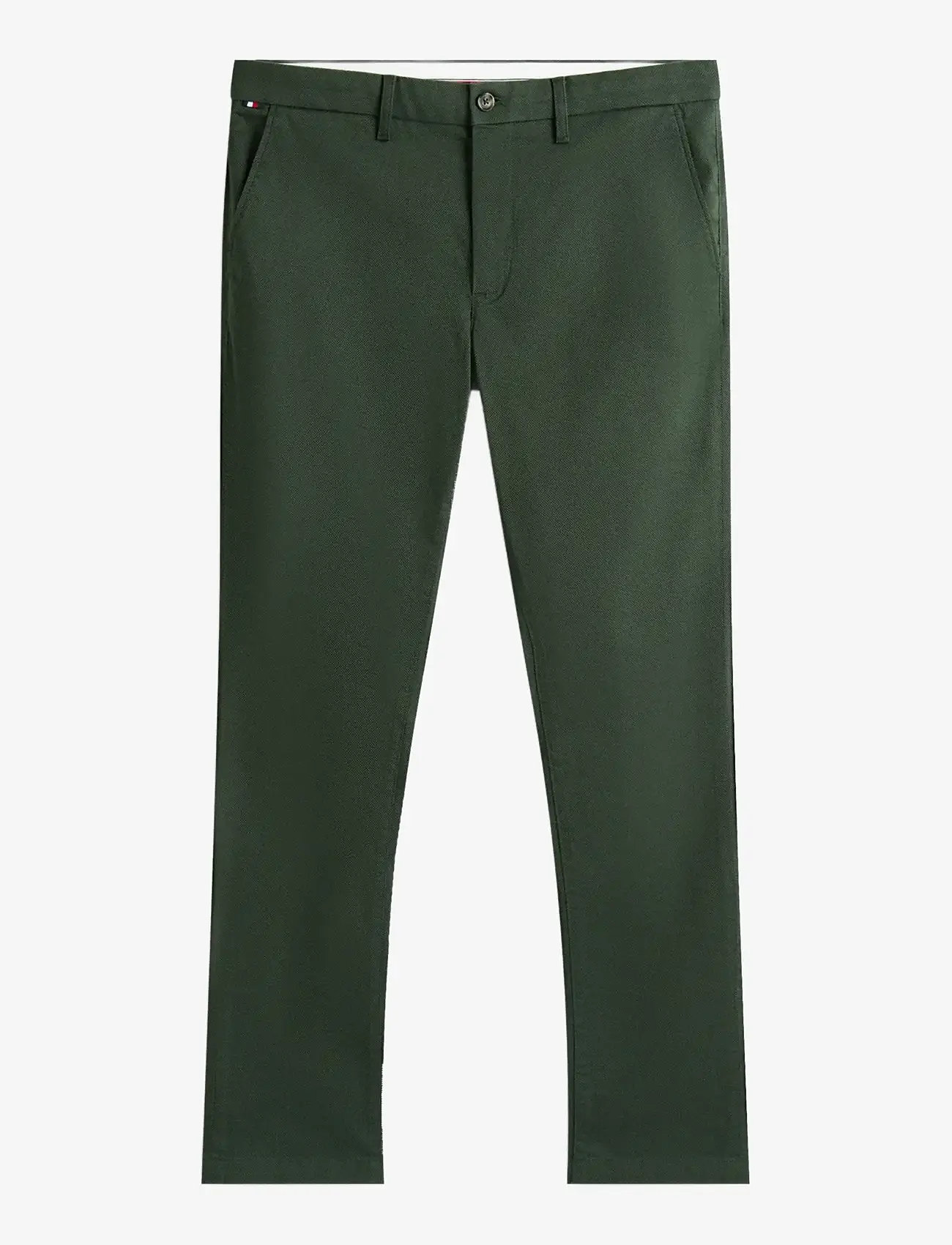 Tommy Hilfiger - BLEECKER PRINTED STRUCTURE CHINO - casual - riverbed green - 1