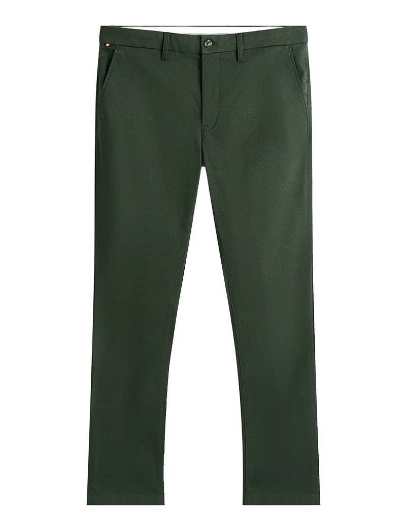 Tommy Hilfiger - BLEECKER PRINTED STRUCTURE CHINO - casual - riverbed green - 1