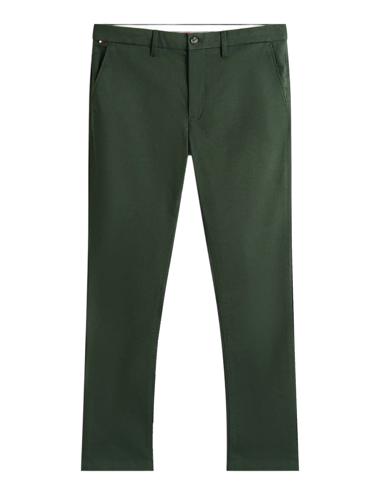 Tommy Hilfiger BLEECKER PRINTED STRUCTURE CHINO - Tommy Hilfiger - RIVERBED GREEN / green
