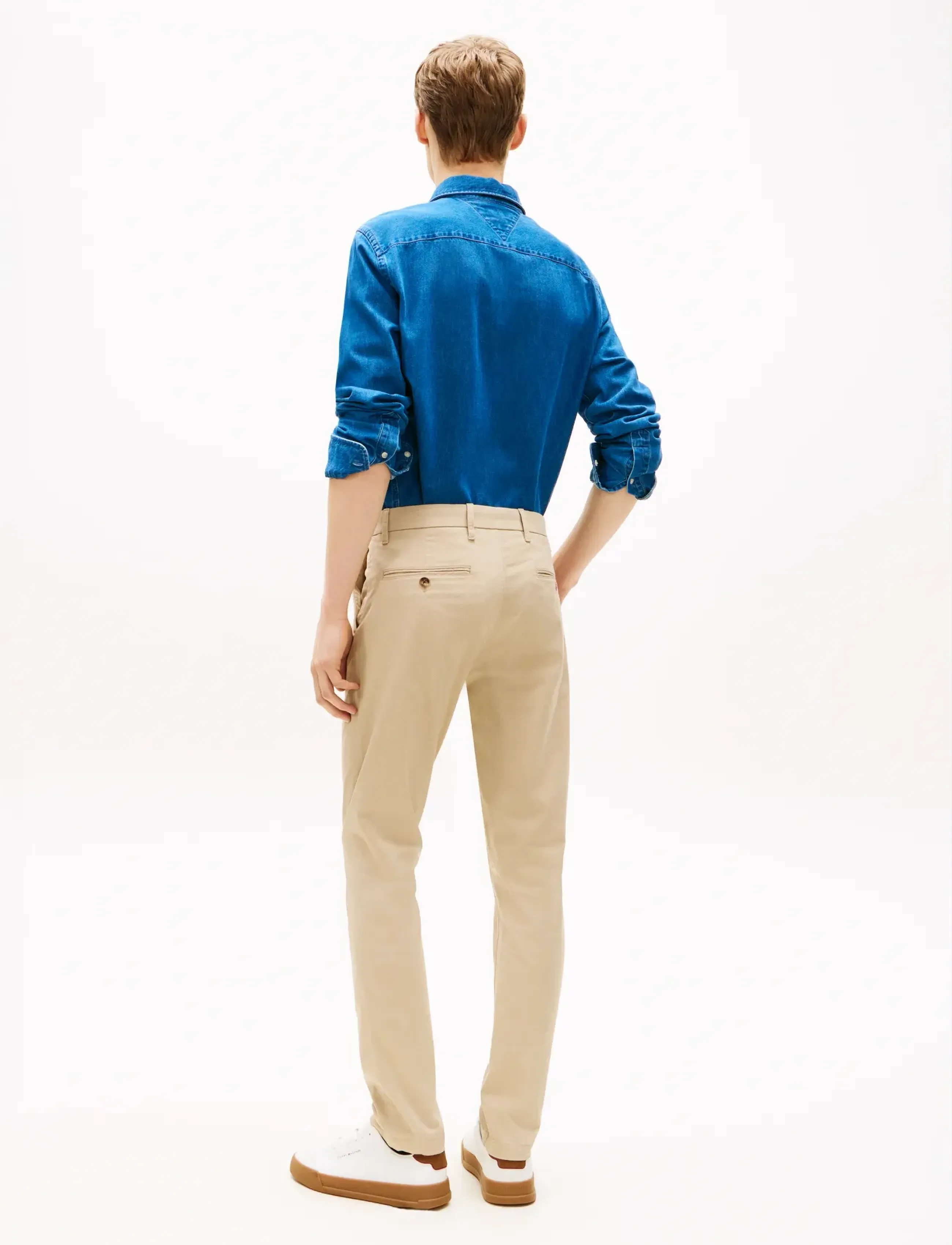Tommy Hilfiger - BLEECKER PRINTED STRUCTURE CHINO - casual byxor - sandalwood - 3