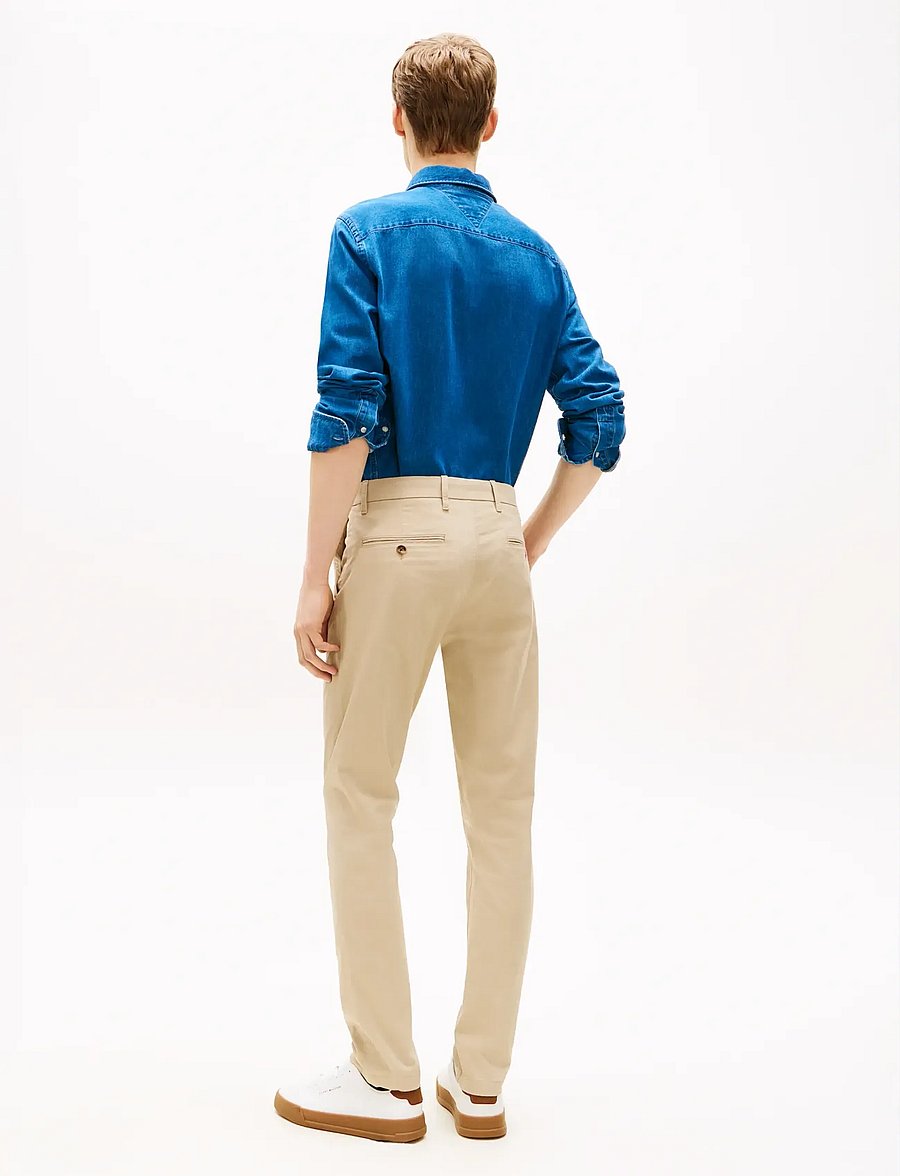 Tommy Hilfiger - BLEECKER PRINTED STRUCTURE CHINO - vabaajapüksid - sandalwood - 3