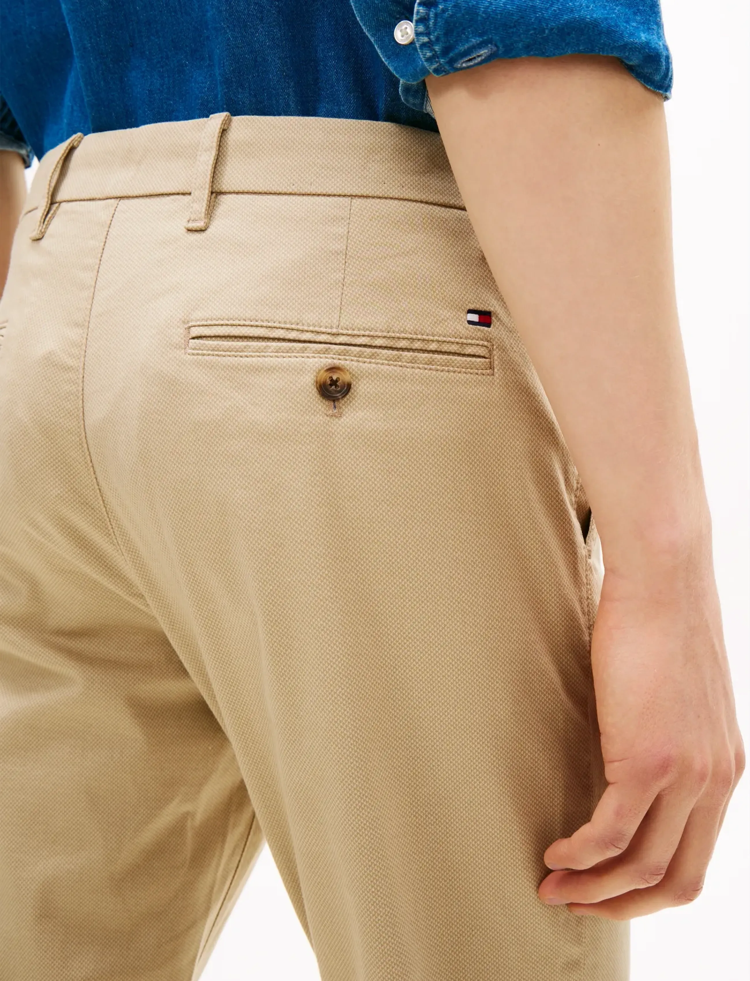 TOMMY HILFIGER Bleecker Printed Structure Chino byxor herr – bild 6