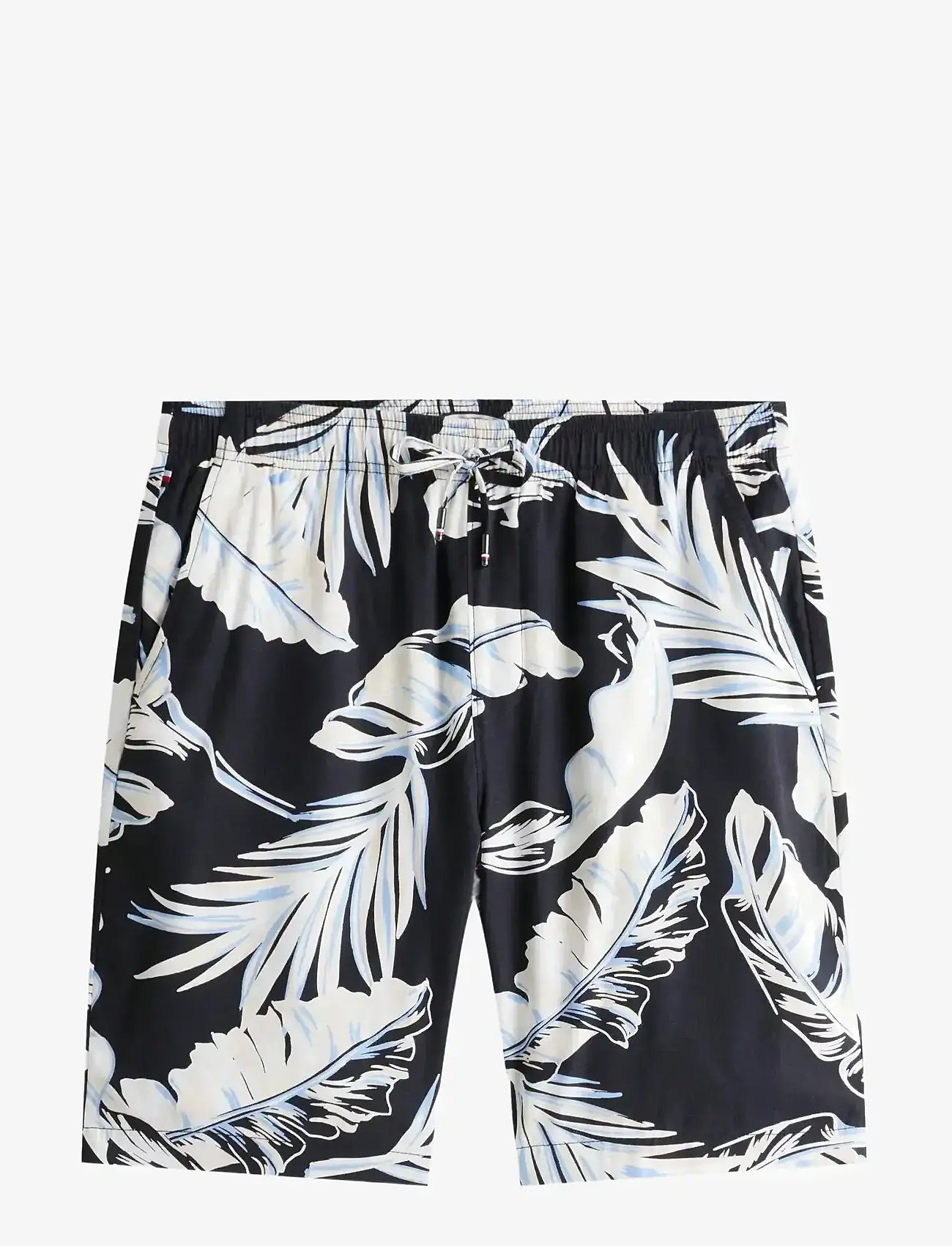 Tommy Hilfiger - MERCER 7IN CO LY BANANA LF SHORT - casual shorts - black allover - 1