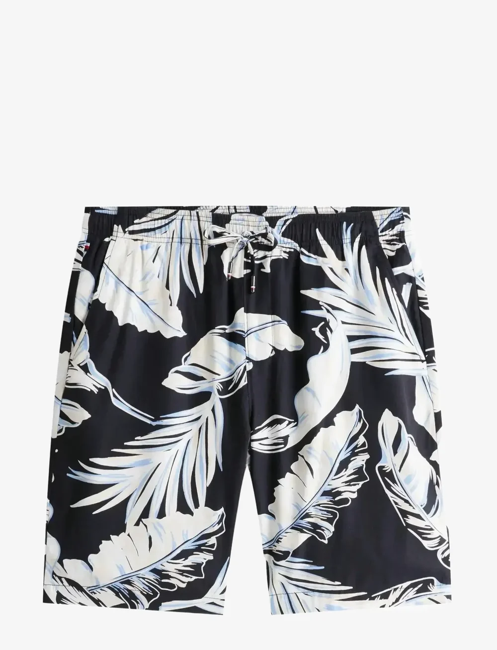 Tommy Hilfiger - MERCER 7IN CO LY BANANA LF SHORT - lühikesed vabaajapüksid - black allover - 1