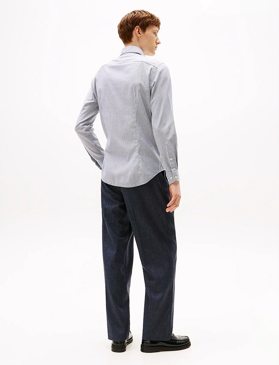 Tommy Hilfiger - DC ROYAL OXFORD ITHACA SHIRT - casual shirts - preppy navy white - 3