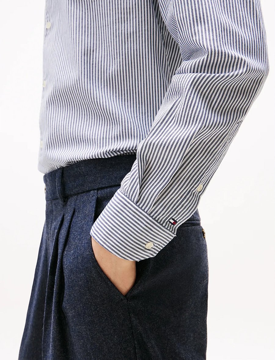 Tommy Hilfiger - DC ROYAL OXFORD ITHACA SHIRT - casual shirts - preppy navy white - 4