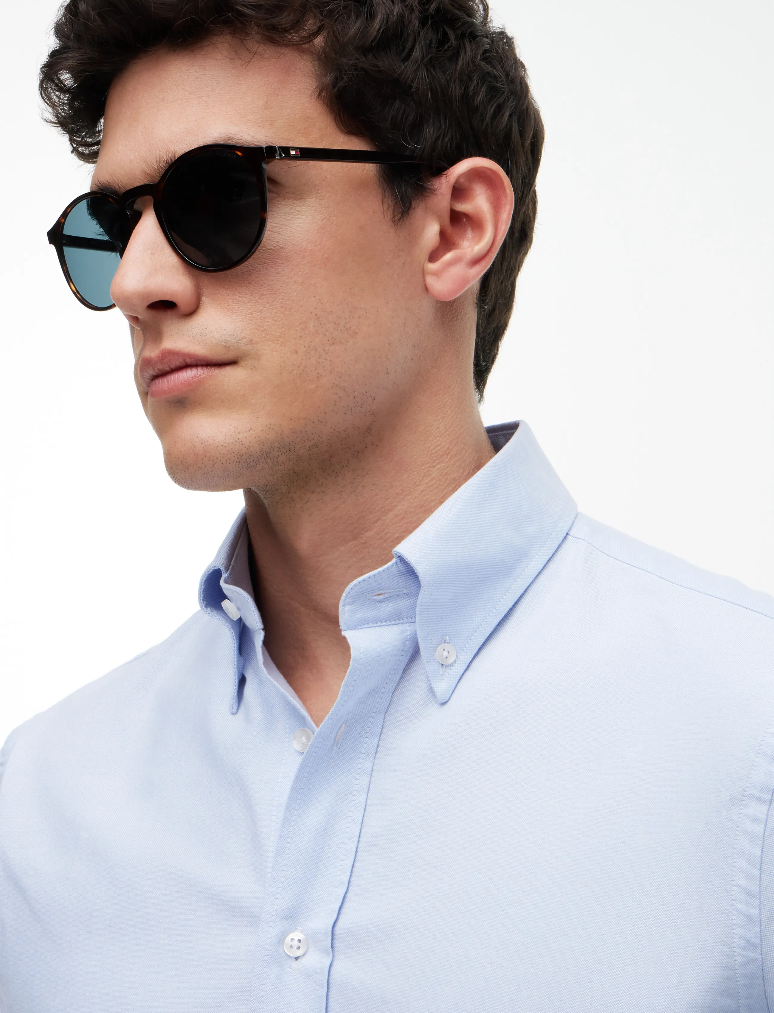 Tommy Hilfiger - NY BUTTON DOWN OXFORD SHIRT - sweet blue white - 3