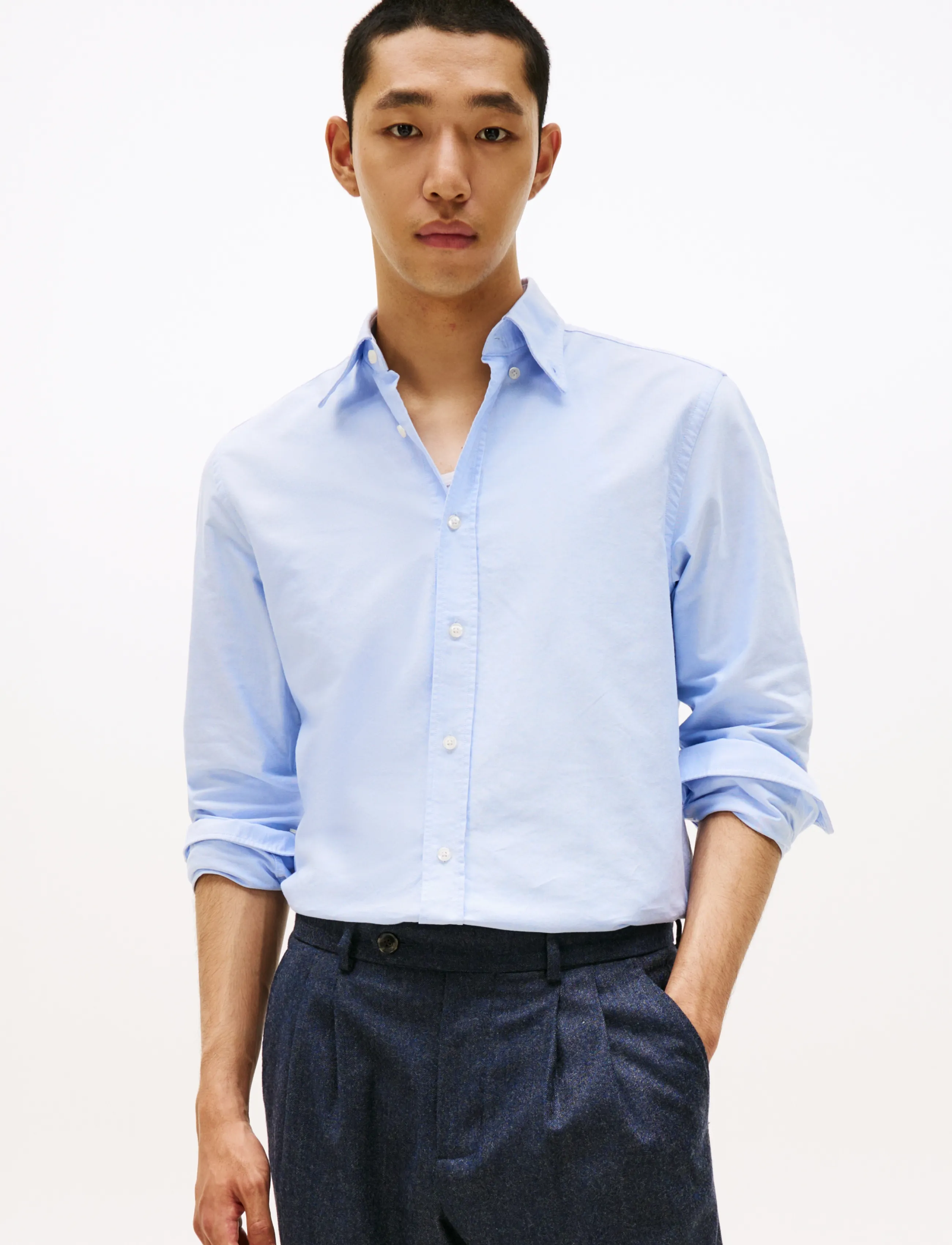 Tommy Hilfiger - NY BUTTON DOWN OXFORD SHIRT - sweet blue white - 5
