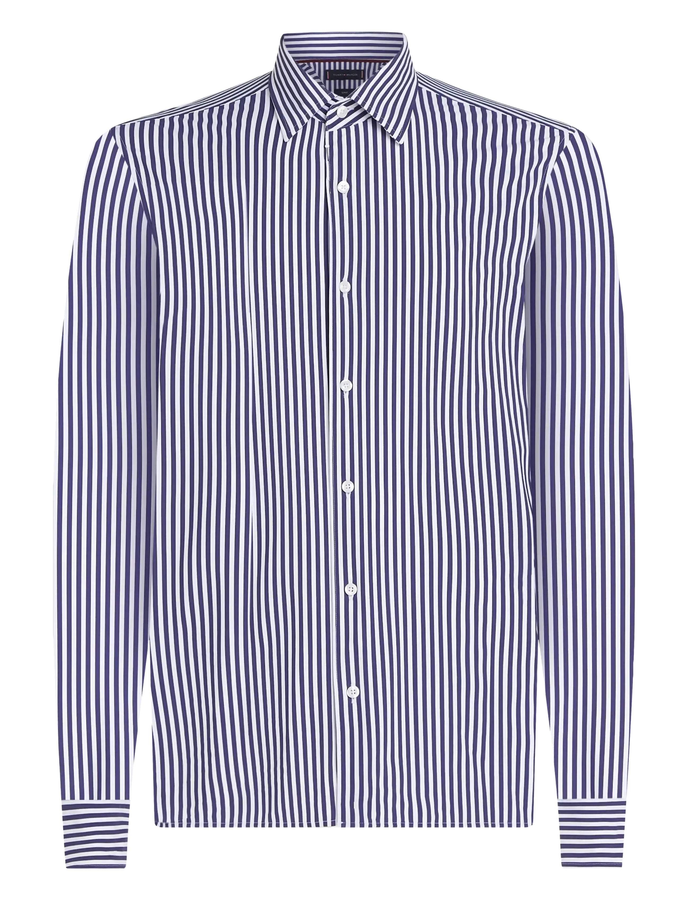 Tommy Hilfiger - DC PERFORMANCE KNTD STP SHIRT - triibulised särgid - carbon navy white - 0