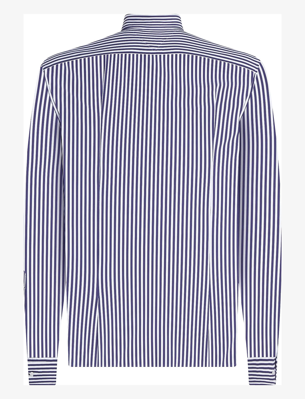 Tommy Hilfiger - DC PERFORMANCE KNTD STP SHIRT - basic skjortor - carbon navy white - 1