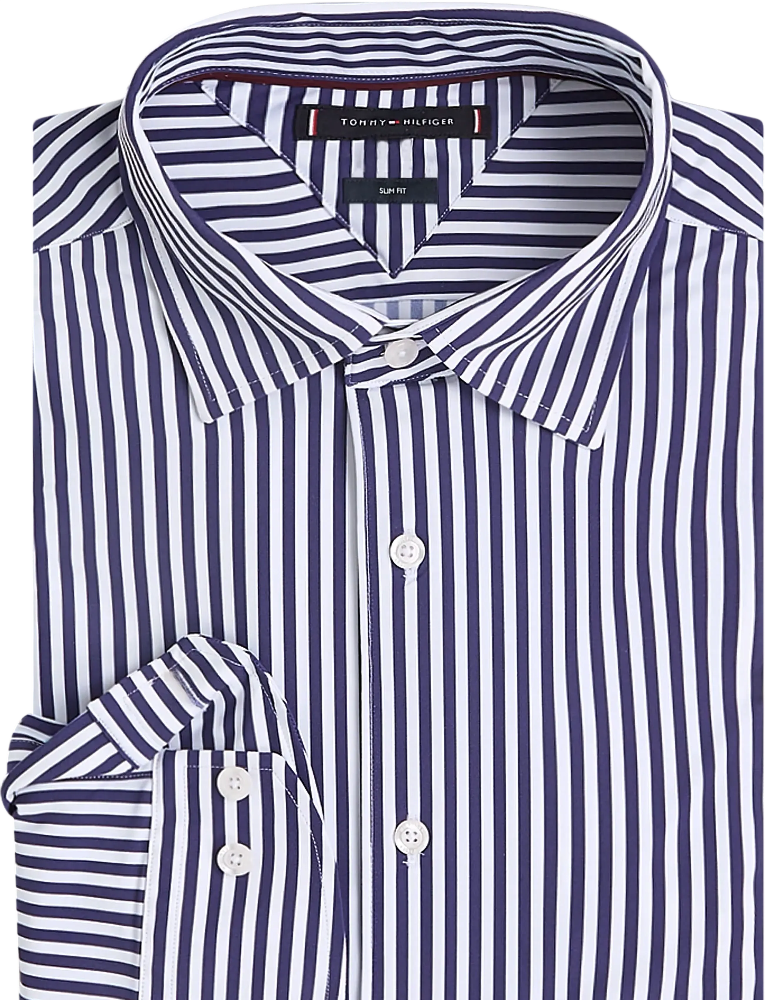 Tommy Hilfiger - DC PERFORMANCE KNTD STP SHIRT - triibulised särgid - carbon navy white - 2