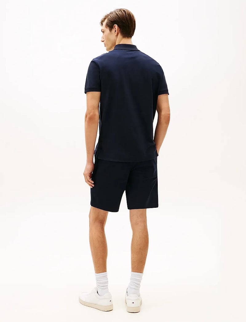 Tommy Hilfiger - DC PERFORMANCE ZIP POLO - lyhythihaiset - desert sky - 3