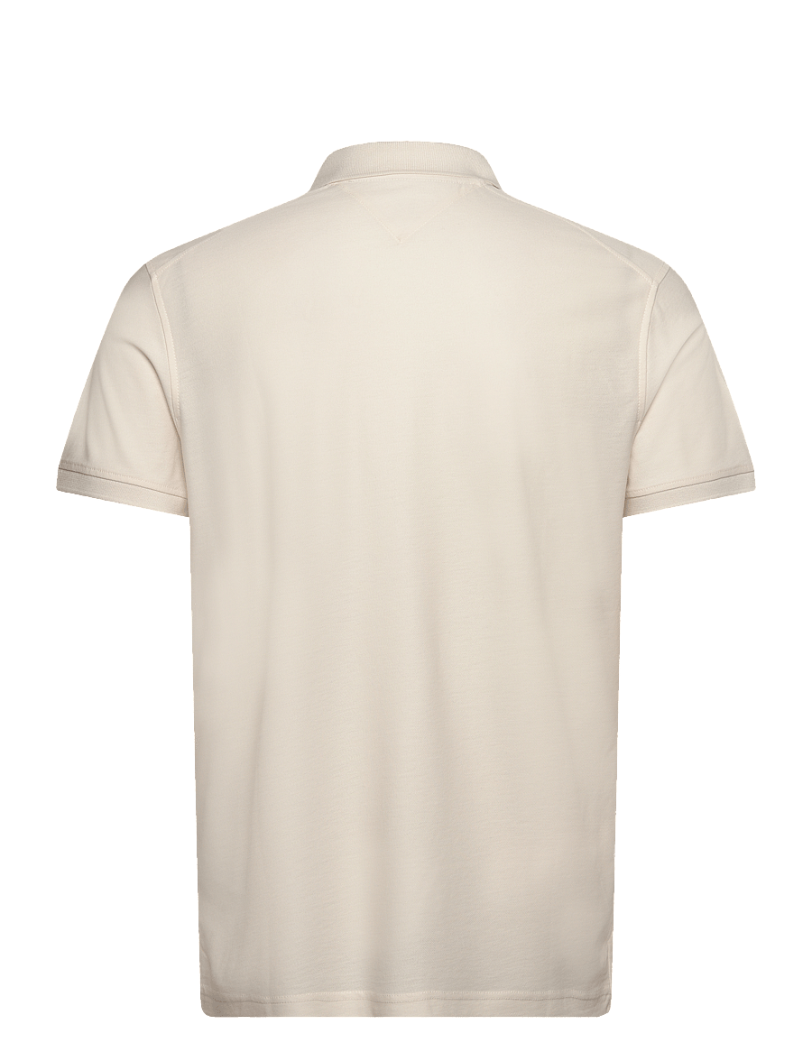 Tommy Hilfiger - DC PERFORMANCE ZIP POLO - lyhythihaiset - ivory petal - 2