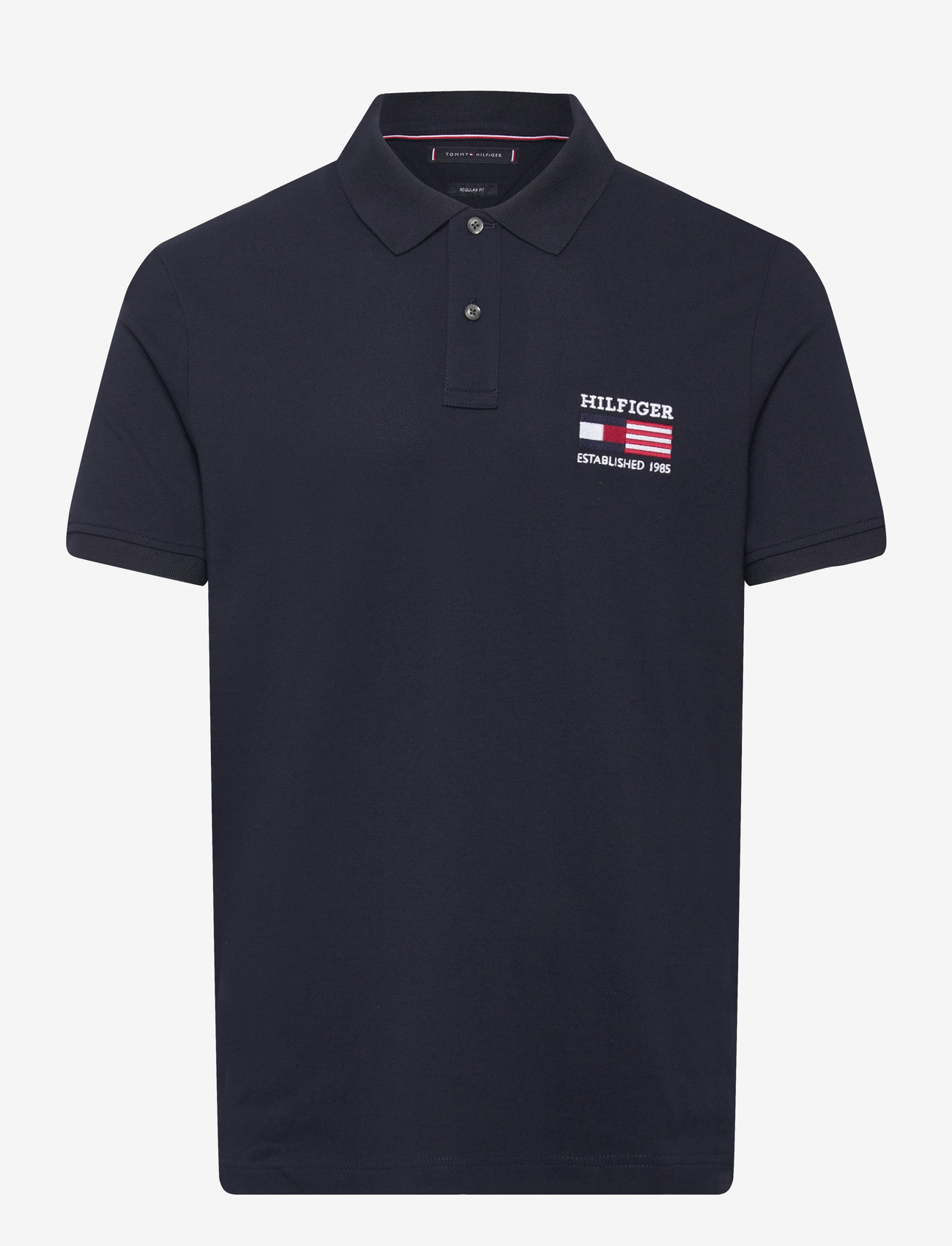 Tommy Hilfiger - HILFIGER FLAG REG POLO - kortärmade pikéer - desert sky - 1
