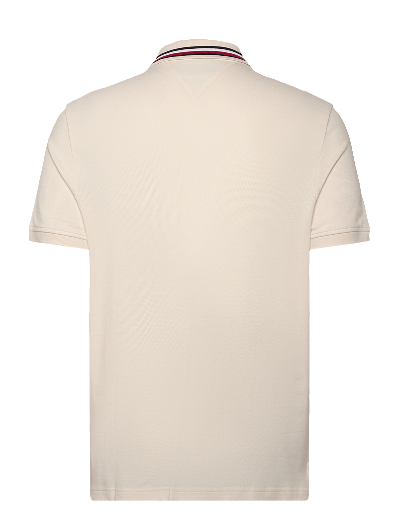 Tommy Hilfiger - HILFIGER TIPPED REG POLO - kortärmade pikéer - ivory petal - 2