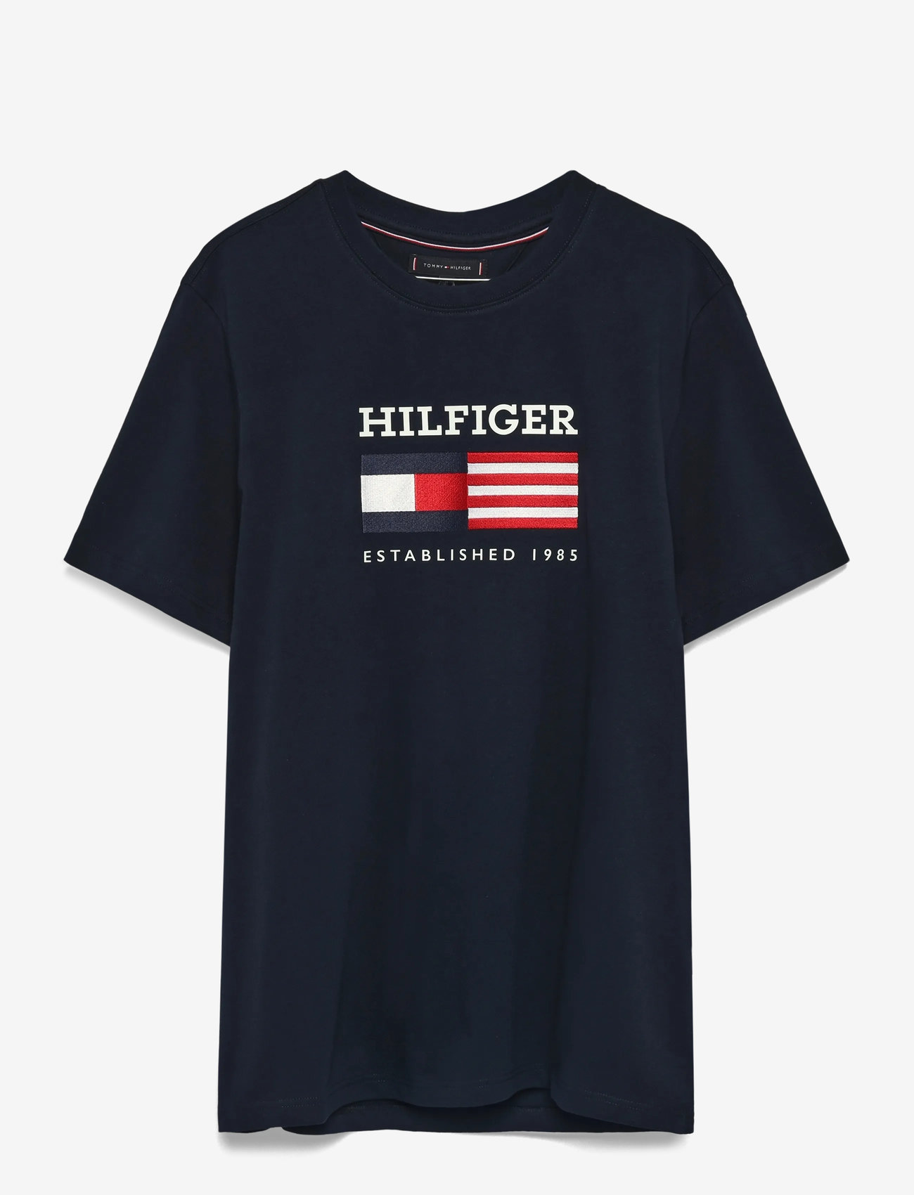 Tommy Hilfiger - AMERICANA MONOTYPE FLAG BOX TEE - desert sky - 1