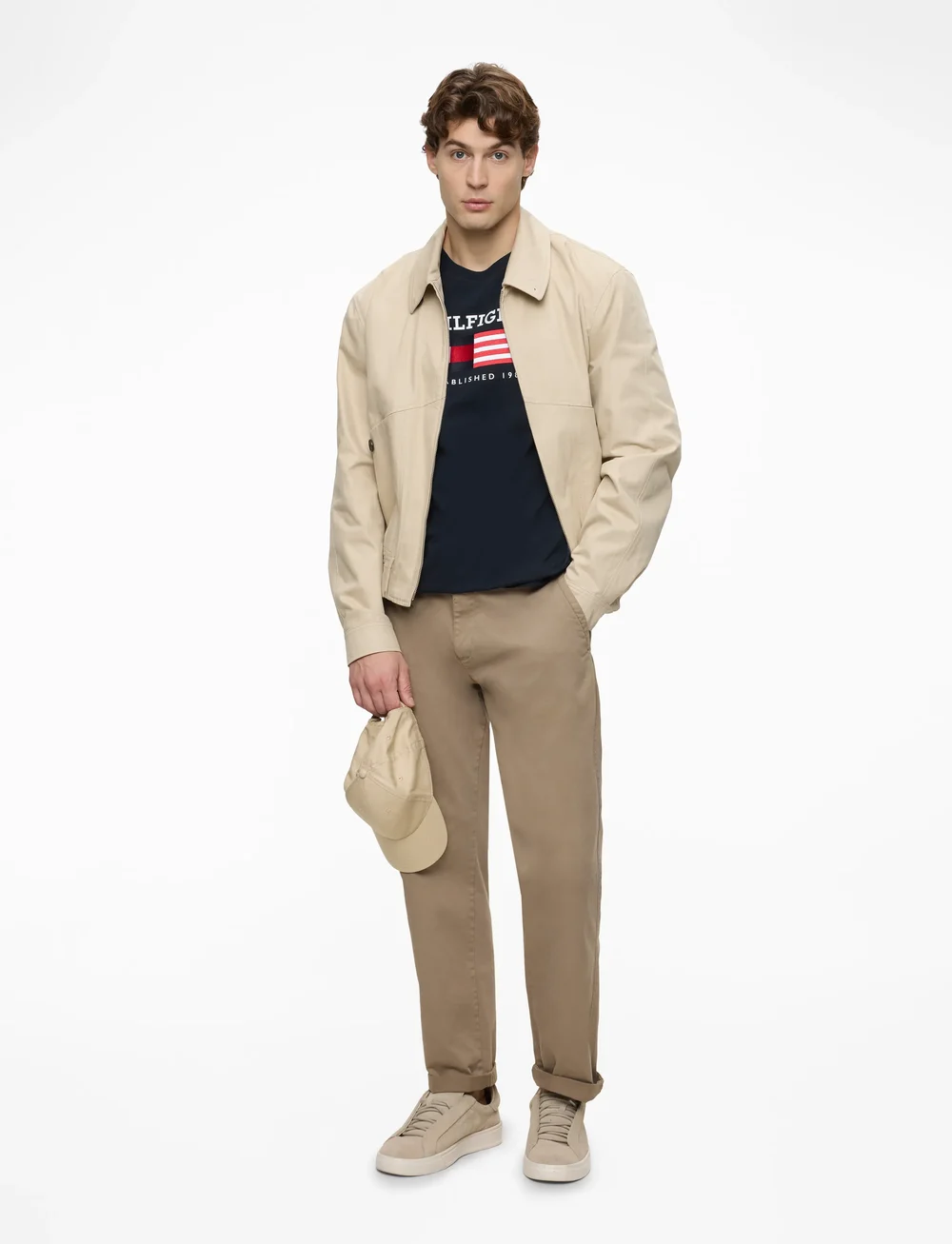 Tommy Hilfiger - AMERICANA MONOTYPE FLAG BOX TEE - kurzärmelig - desert sky - 2