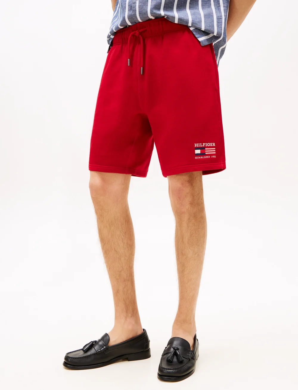 Tommy Hilfiger - AMERICANA SHORTS - lühikesed dressipüksid - medium red - 3