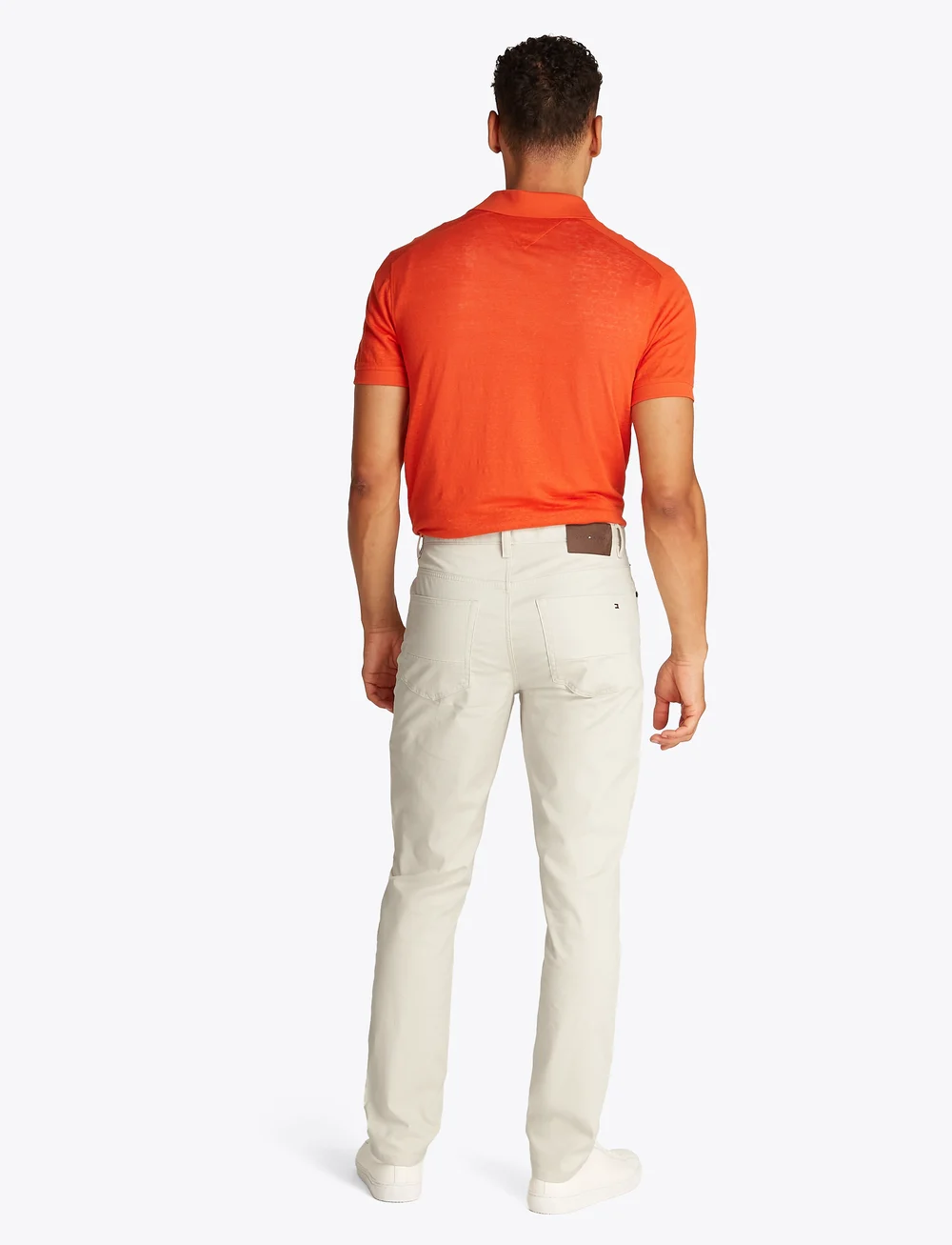 Tommy Hilfiger - DENTON 5PKT COTTON SATIN - chinos - newsprint - 1