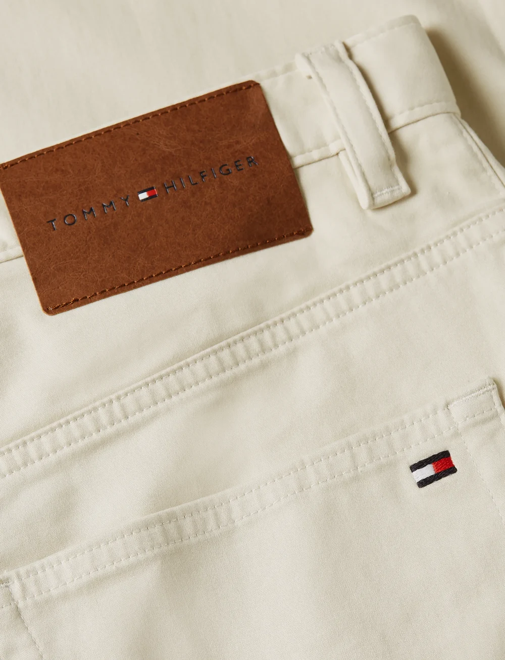 Tommy Hilfiger - DENTON 5PKT COTTON SATIN - chinos - newsprint - 5