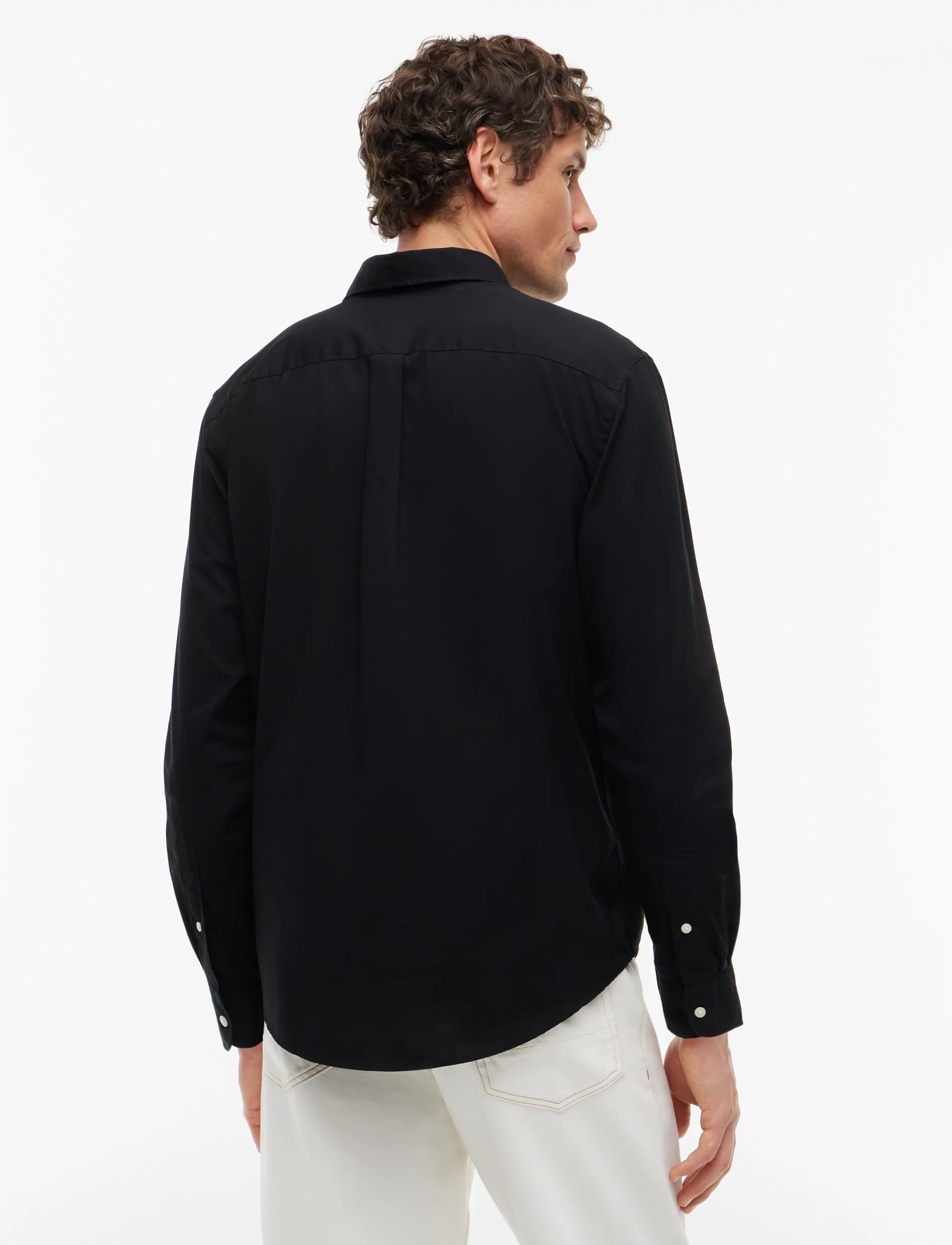 Tommy Hilfiger - CORE FLEX POPLIN SOLID RF SHIRT - freizeithemden - black - 3