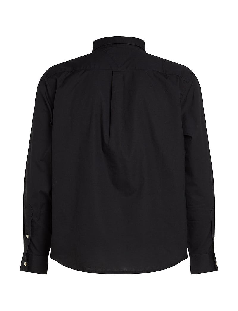 Tommy Hilfiger - CORE FLEX POPLIN SOLID RF SHIRT - basic skjorter - black - 4