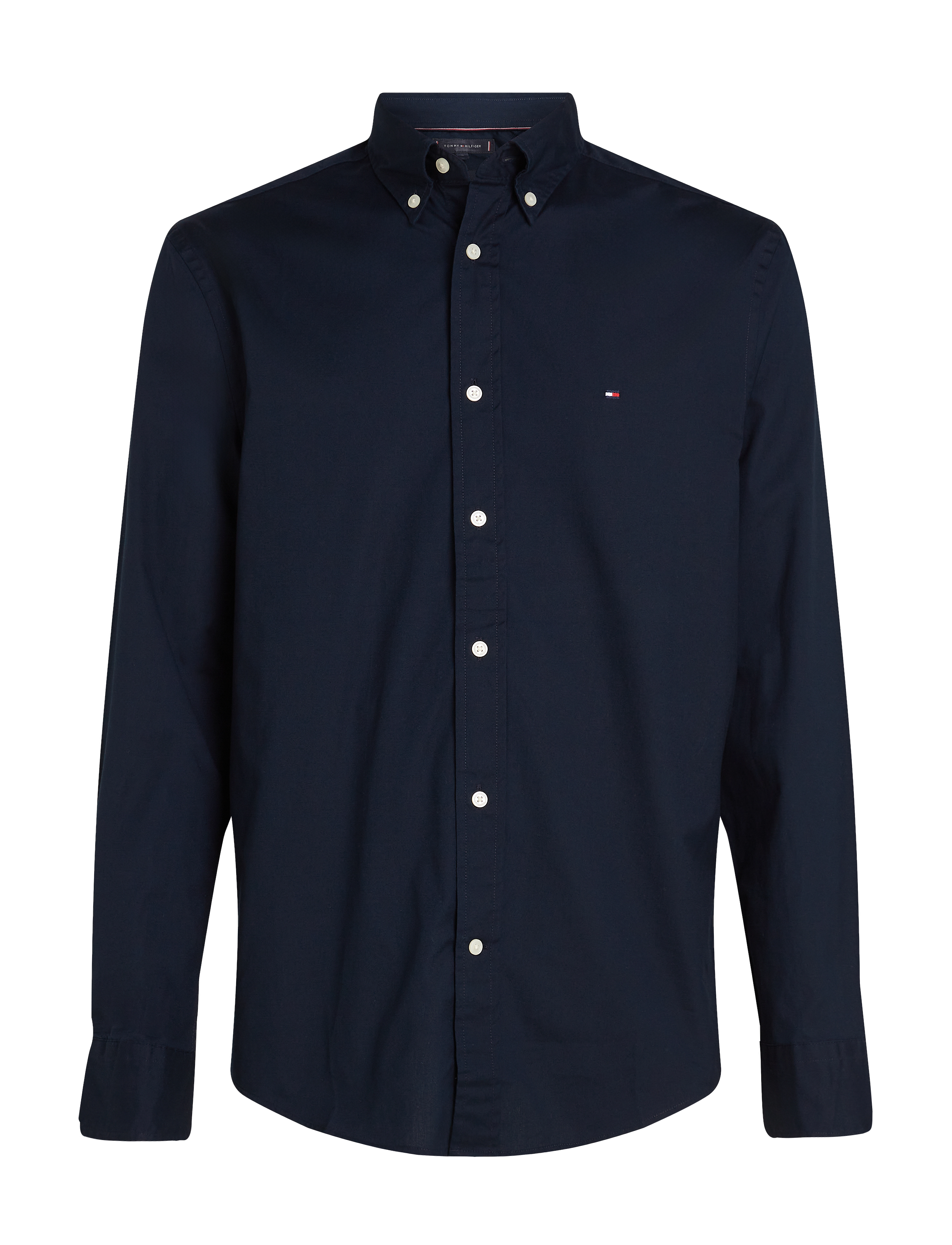 Tommy Hilfiger CORE FLEX POPLIN SOLID RF SHIRT - Basic skjorter - NAVY BLUE / navy