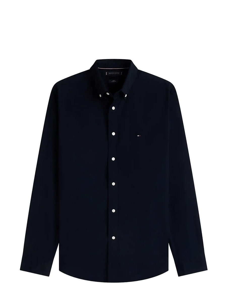 Tommy Hilfiger - CORE FLEX POPLIN SOLID RF SHIRT - casual skjorter - navy blue - 1