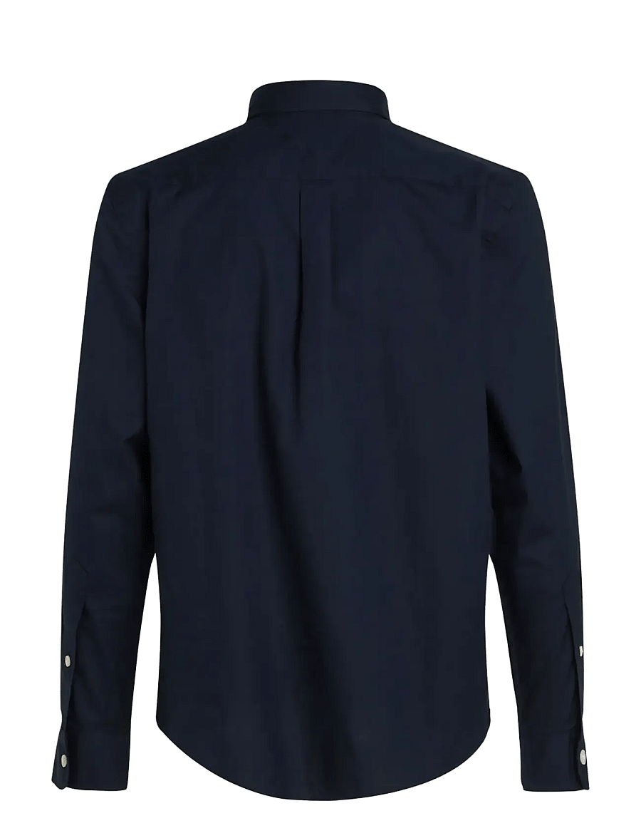 Tommy Hilfiger - CORE FLEX POPLIN SOLID RF SHIRT - vabaajasärgid - navy blue - 2