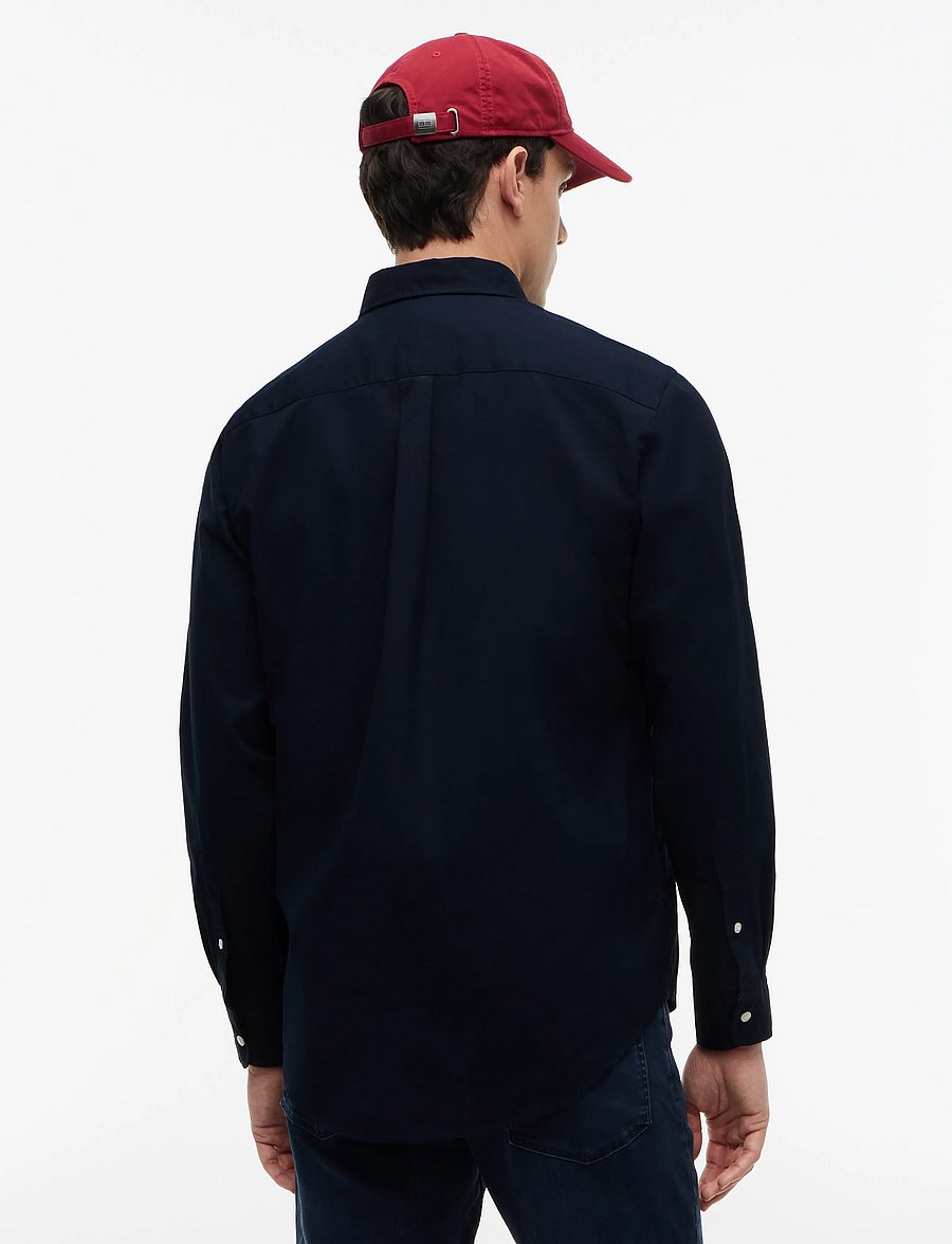 Tommy Hilfiger - CORE FLEX POPLIN SOLID RF SHIRT - vabaajasärgid - navy blue - 3