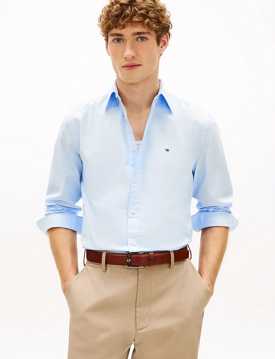 Tommy Hilfiger - CORE FLEX POPLIN SOLID RF SHIRT - chemises décontractées - sweet blue - 3