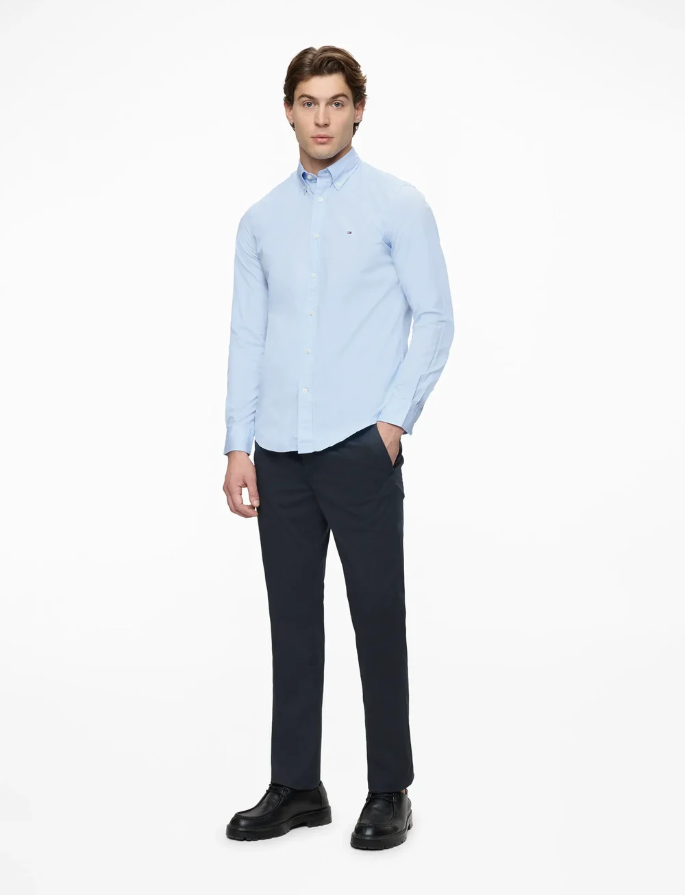 Tommy Hilfiger - CORE FLEX POPLIN SOLID RF SHIRT - chemises décontractées - sweet blue - 2