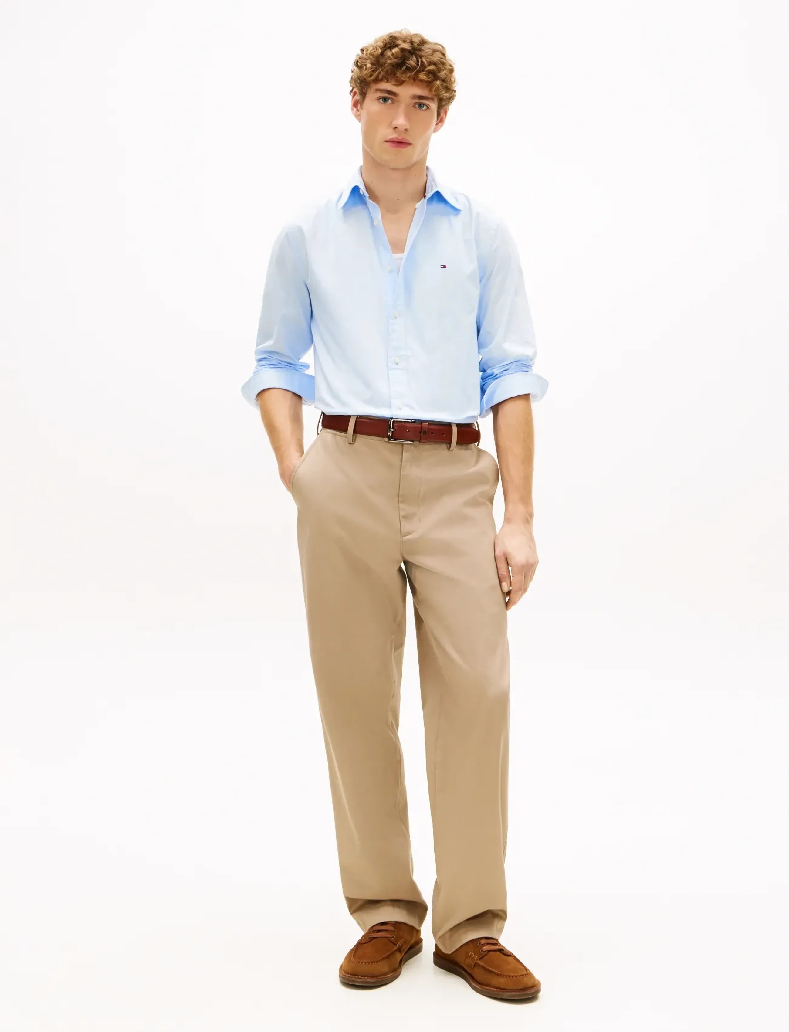 Tommy Hilfiger - CORE FLEX POPLIN SOLID RF SHIRT - basic-hemden - sweet blue - 5