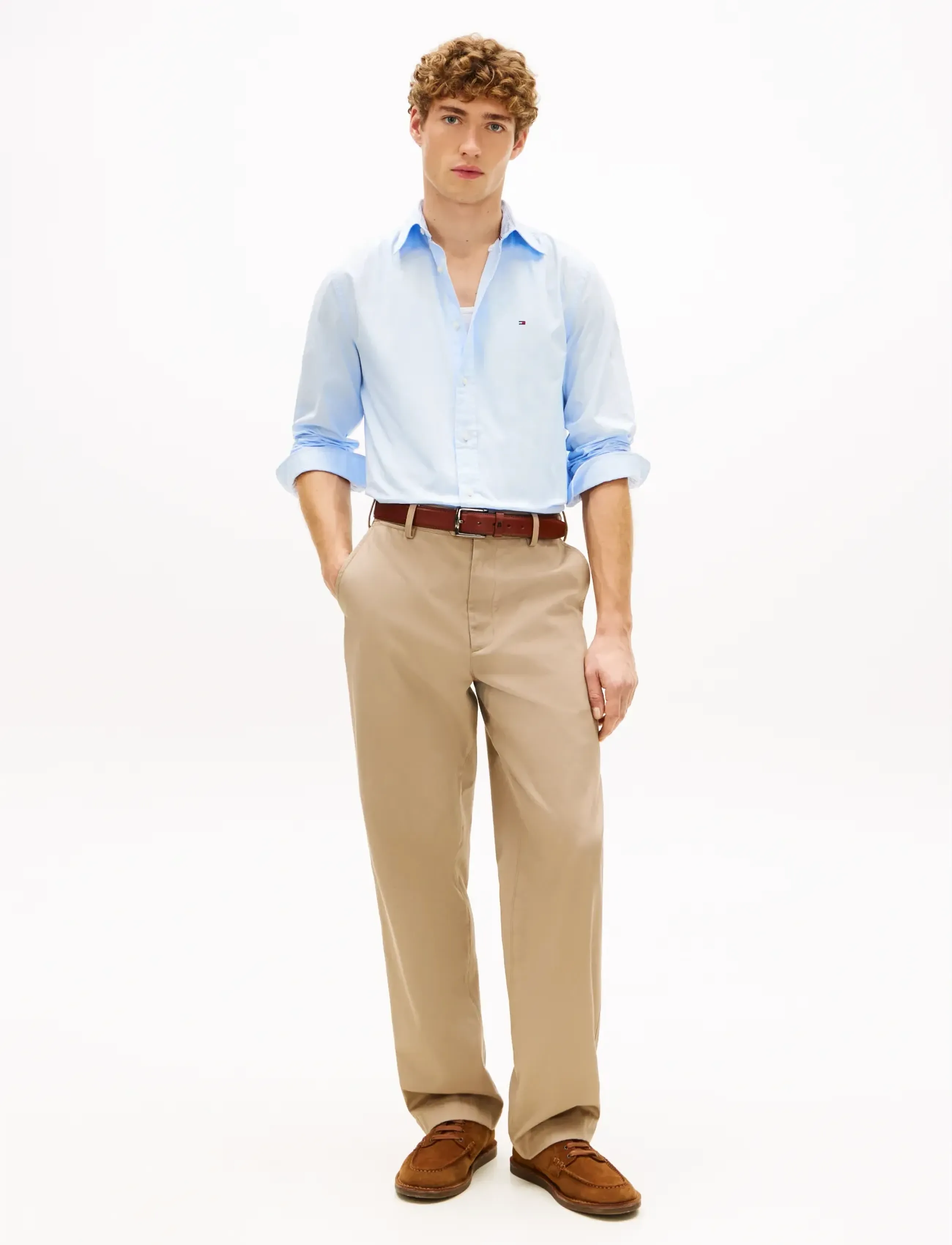 TOMMY HILFIGER Core Flex Poplin Solid Rf Shirt casual skjortor herr – bild 5