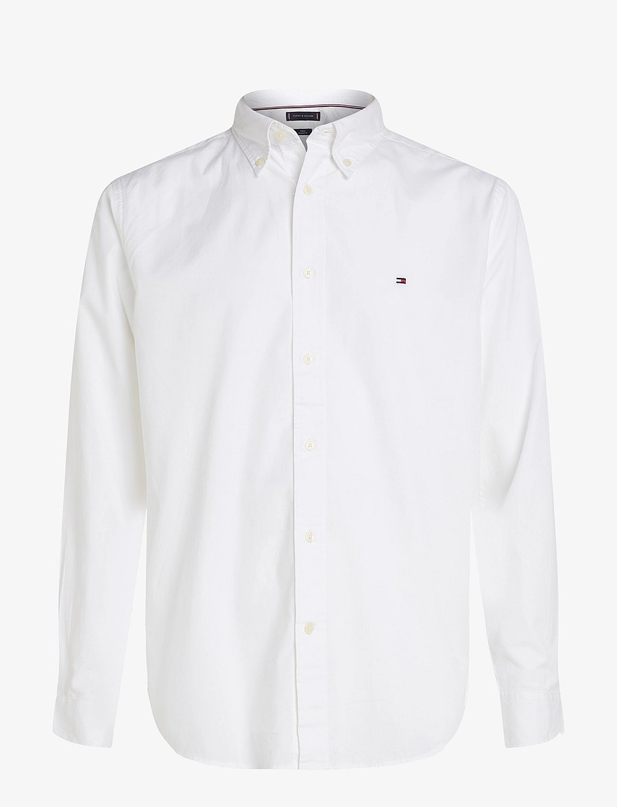 Tommy Hilfiger - CORE FLEX POPLIN SOLID RF SHIRT - freizeithemden - white - 1