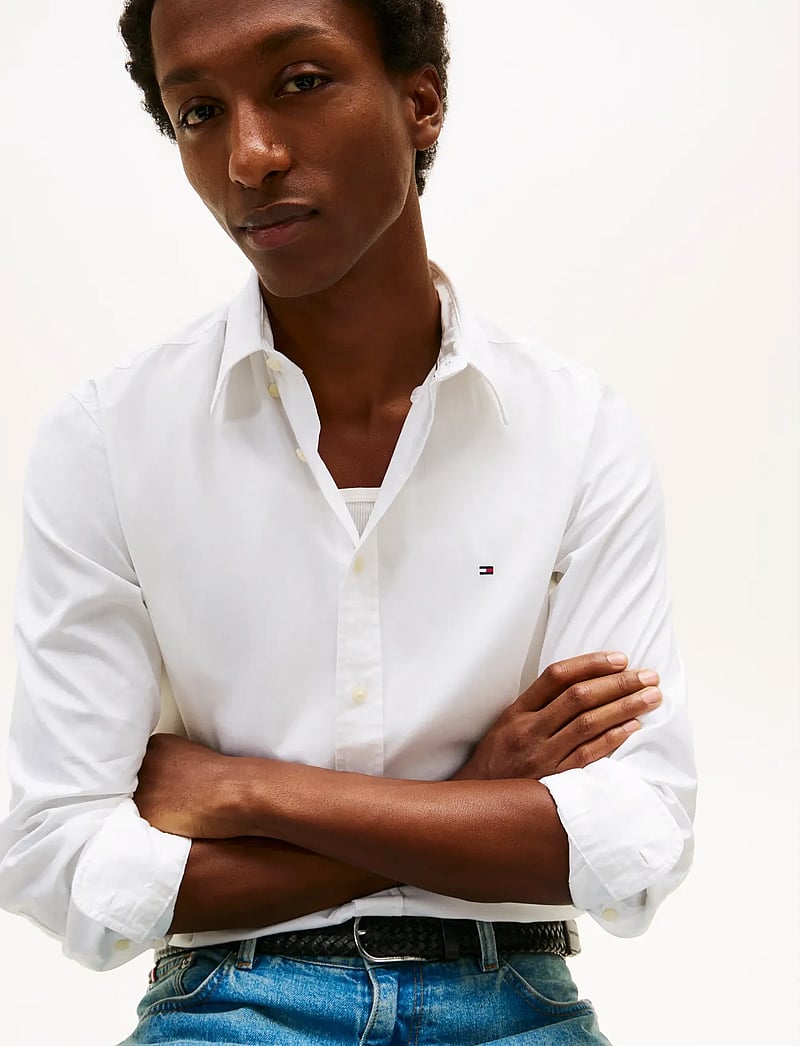 Tommy Hilfiger - CORE FLEX POPLIN SOLID RF SHIRT - casual hemden - white - 5