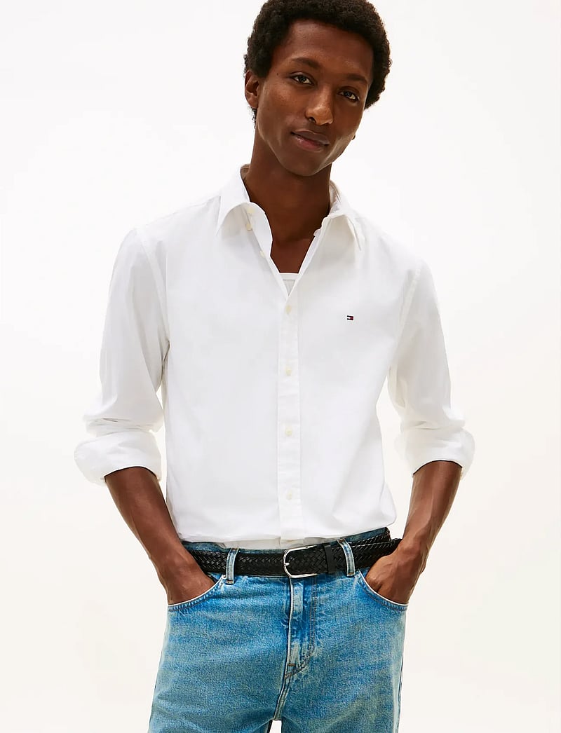 Tommy Hilfiger - CORE FLEX POPLIN SOLID RF SHIRT - basic-hemden - white - 5