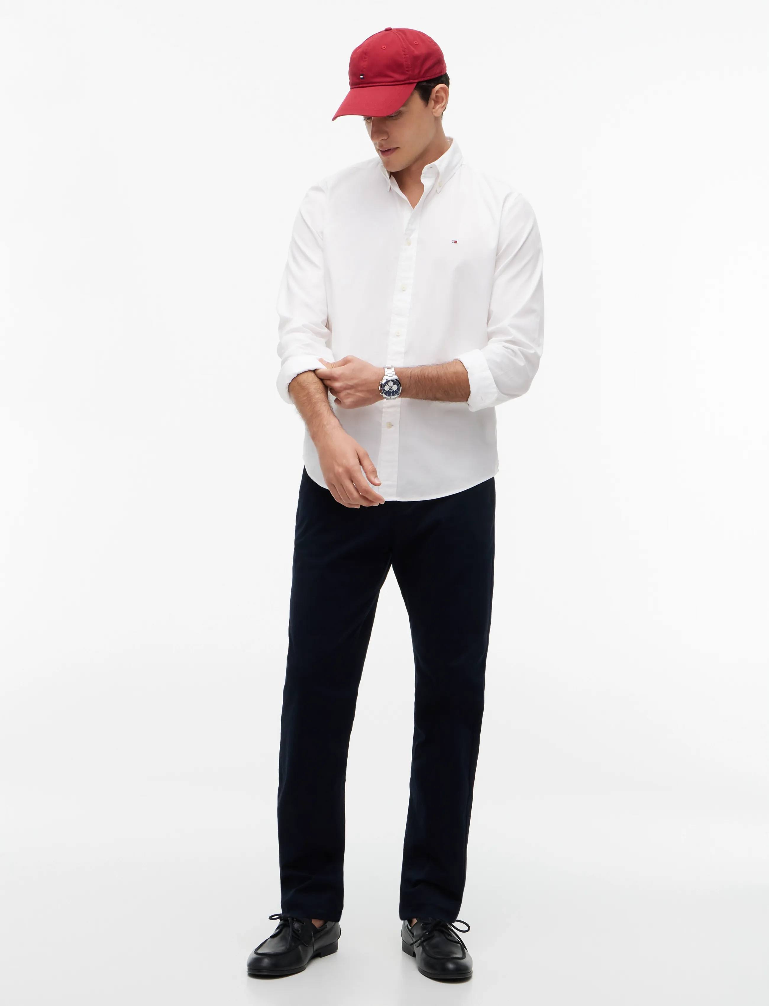 Tommy Hilfiger - CORE FLEX POPLIN SOLID RF SHIRT - freizeithemden - white - 5