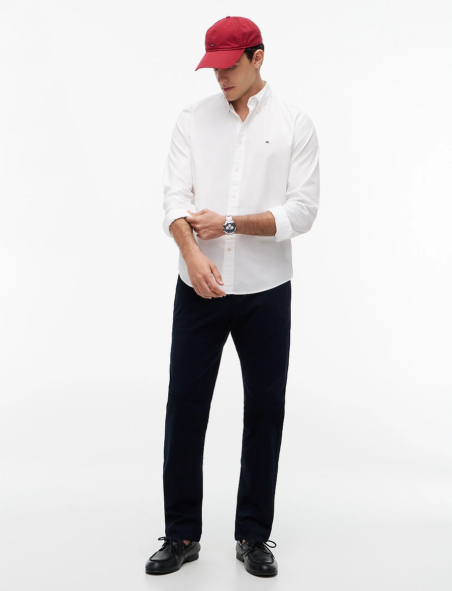 Tommy Hilfiger - CORE FLEX POPLIN SOLID RF SHIRT - freizeithemden - white - 5