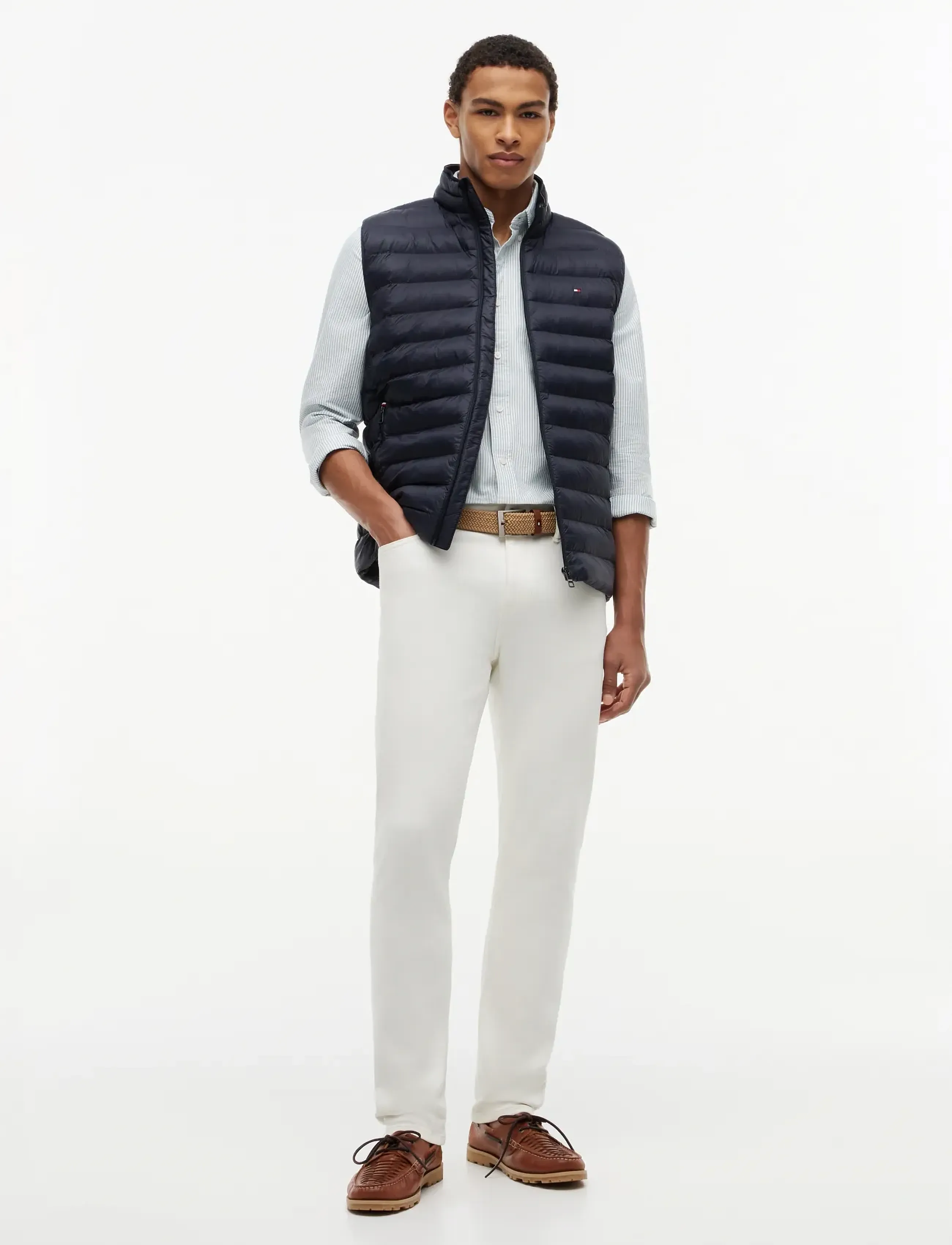 Tommy Hilfiger - CORE PACKABLE RECYCLED VEST - westen - desert sky - 5